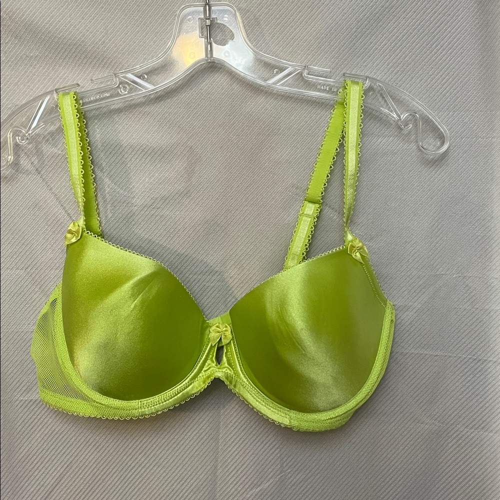 Smart & Sexy Underwire Lime Lace Bra 38D